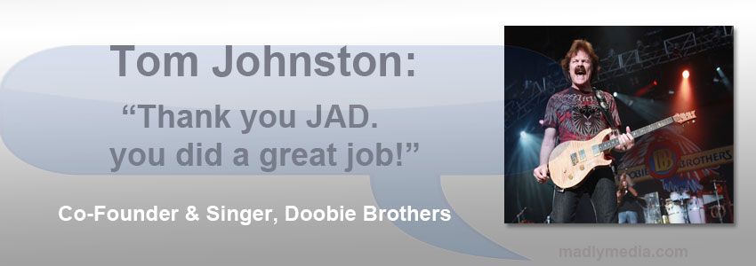 Tom Johnston: Thank you JAD. You did a great job!